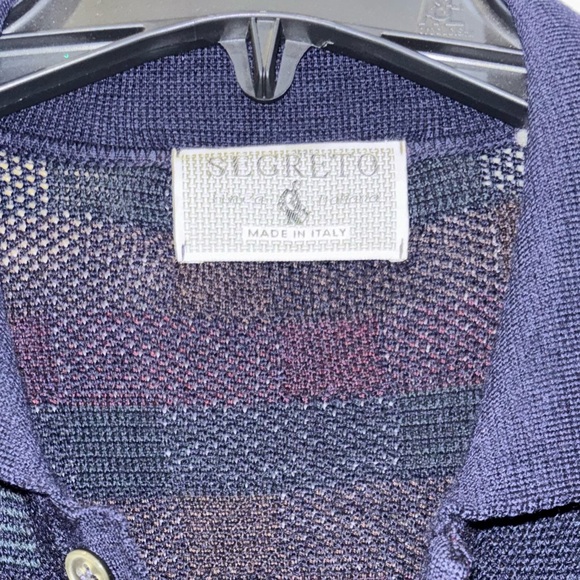 SEGRETO Men's Fine Virgin Wool Pullover Sweater SZ XL - Picture 2 of 9